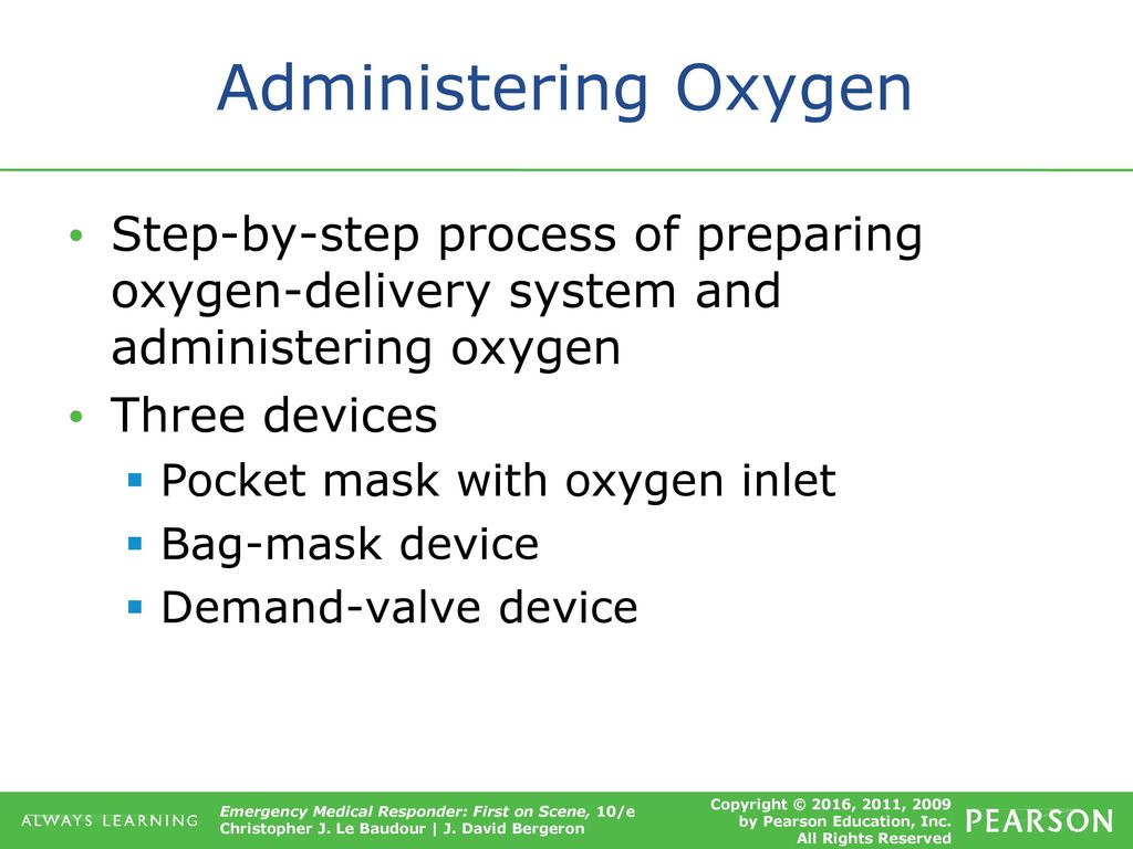 Oxygen 2024 administration procedure